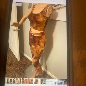 hot mocha legging set